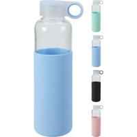 Drinkfles glas met hoes 550ml Drinkfles glas met hoes 550ml