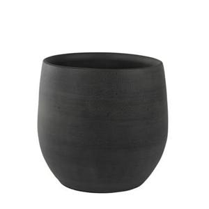 Steege Plantenpot - moderne - zwart - 31 x 28 cm