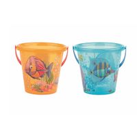 Doorzichtig Emmertje met Vissenprint 17 cm/3,4L Doorzichtig Emmertje met Vissenprint 17 cm/3,4L