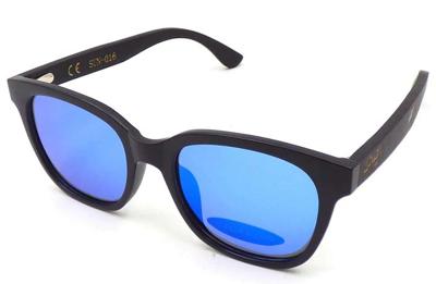 Aphex Echo Zonnebril Mat Zwart - Blauw