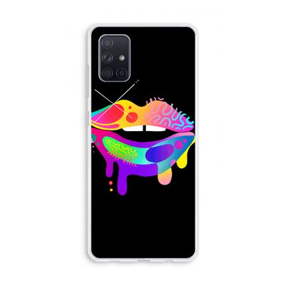 Lip Palette: Galaxy A71 Transparant Hoesje