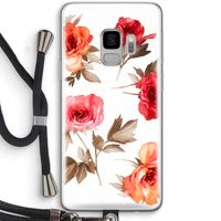 Roosjes: Samsung Galaxy S9 Transparant Hoesje met koord