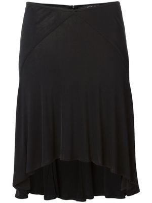 Versace Pre-Owned jupe asymétrique à godets - Noir