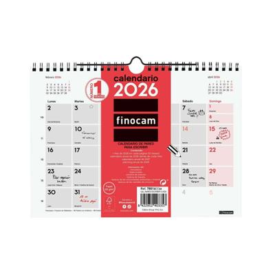 Muurkalender Finocam Papier 21 x 15 cm