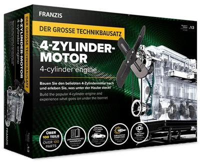 Franzis 4-Cilinder motor modelbouw