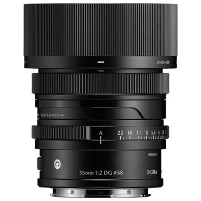 SIGMA 35mm f/2 DG Contemporary L-mount - Zwart