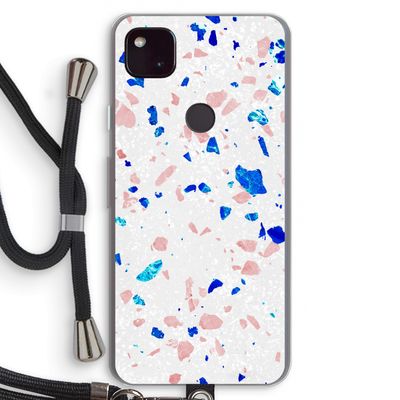 Terrazzo N°6: Pixel 4a 5G Transparant Hoesje met koord