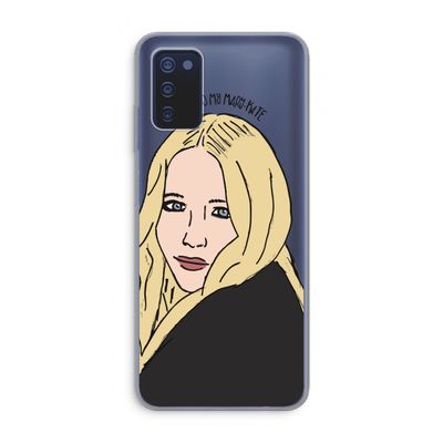 Mary Kate: Samsung Galaxy A03s Transparant Hoesje