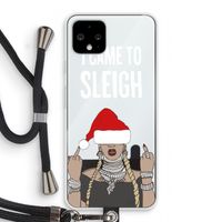 Came To Sleigh: Pixel 4 Transparant Hoesje met koord