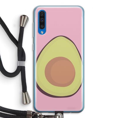 Avocado: Samsung Galaxy A50 Transparant Hoesje met koord
