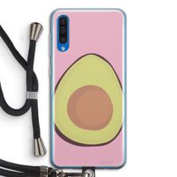 Avocado: Samsung Galaxy A50 Transparant Hoesje met koord