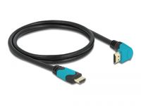 DeLOCK 86991 HDMI kabel 1 m HDMI Type A (Standaard) Zwart, Blauw - thumbnail