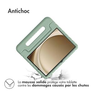 AccezzKidsproof Backcover met handvat Samsung Galaxy Tab A9 Plus Tablethoesje Groen