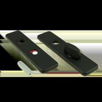 AMI Kortschild Wc 185/44 5*57 Klik Zwart 9005 Str Wc Knop Ami Groot - 739261