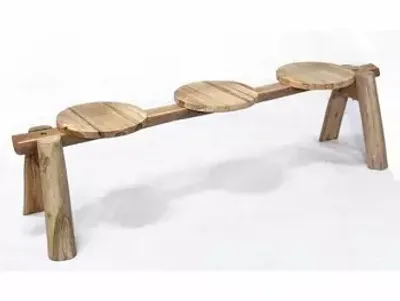 Tuinbank Teak naturel