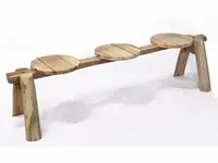 Tuinbank Teak naturel