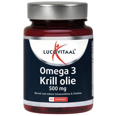 Lucovitaal Omega 3 Krill Olie 500mg 60Capsules