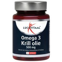 Lucovitaal Omega 3 Krill Olie 500mg 60Capsules