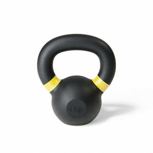 TRYM Kettlebell gietijzer zwart 4 kg