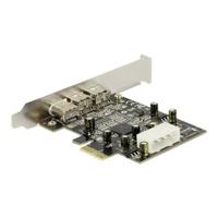 DeLOCK PCI Express card FireWire A / B interfacekaart/-adapter - thumbnail