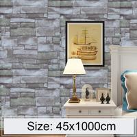 Qingshi Creative 3D steen baksteen decoratie behang Stickers slaapkamer woonkamer muur waterdicht Wallpaper Roll grootte: 45 * 1000cm