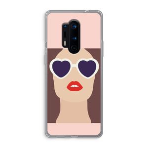 Red lips: OnePlus 8 Pro Transparant Hoesje