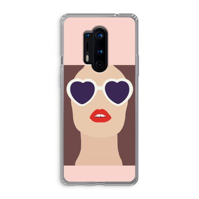Red lips: OnePlus 8 Pro Transparant Hoesje