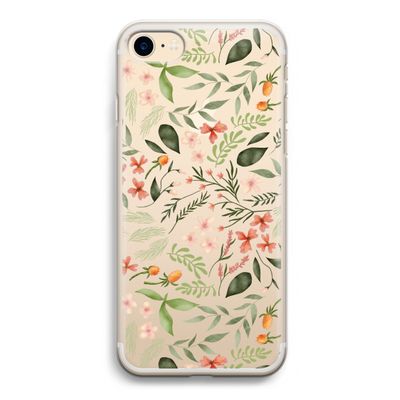 Sweet little flowers: iPhone 7 Transparant Hoesje