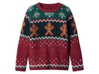 lupilu Gebreide kinder kersttrui (Rood, 122/128)