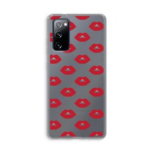 Lips: Samsung Galaxy S20 FE / S20 FE 5G Transparant Hoesje