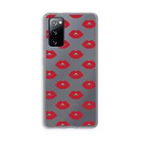 Lips: Samsung Galaxy S20 FE / S20 FE 5G Transparant Hoesje