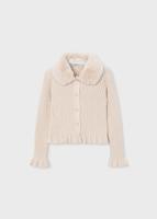 Mayoral winter vest meisjes - beige - fur