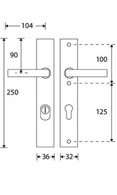 Krukg.RS SKG Kare/Bauhaus smal MMZ K92