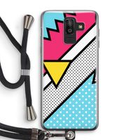 Pop Art #3: Samsung Galaxy J8 (2018) Transparant Hoesje met koord