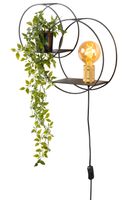 Lucide CIRCLE - Wandlamp - 1xE27 - Zwart