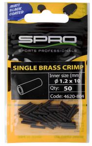 Spro Mb Single Brass Crimp 10mm 0.6mm 50St.