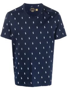 Polo Ralph Lauren t-shirt en coton à logo imprimé - Bleu