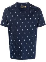 Polo Ralph Lauren t-shirt en coton à logo imprimé - Bleu Polo Ralph Lauren t-shirt en coton à logo imprimé - Bleu