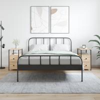 Nachtkastjes 2 st 30x60x60 cm bewerkt hout sonoma eikenkleurig