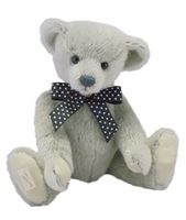 Clemens knuffelbeer Misty Morning 35 cm pluche grijs - thumbnail