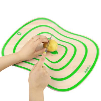 6 stuks keuken hakken blokken flexibele transparante PP snijplanken L (42x 31.5 cm) (groen)