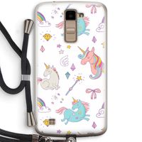 Fantasiewereld: LG K10 (2016) Transparant Hoesje met koord