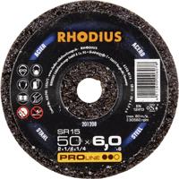 Rhodius 201208 Rhodius SR 15, 25 stuks schuurwiel 50 x 6,0 x 6,00 mm, vorm 1, ProLine, Made in Germany, voor staal 25 stuk(s)