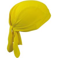 Myrtle Beach sport bandana - geel - hoofddoek - polyester - volwassenen