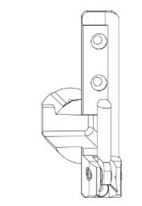 Hoeklager to hout 15/4 v= 9 rs 130kg zilv