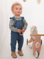 Babytuinbroek van denim stone - thumbnail