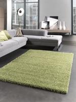 Hoogpolig vloerkleed shaggy Plus 965 5cm hoogte - Groen-120 x 170 cm