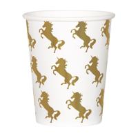 Papieren bekers Unicorn set a 10 21cl Papieren bekers Unicorn set a 10 21cl