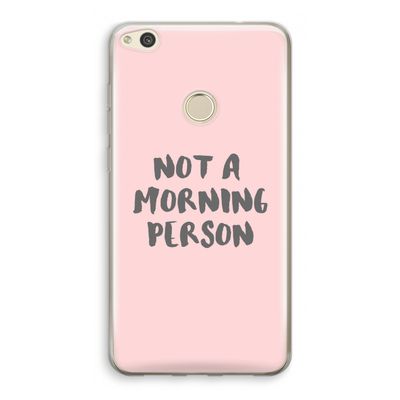 Morning person: Huawei Ascend P8 Lite (2017) Transparant Hoesje