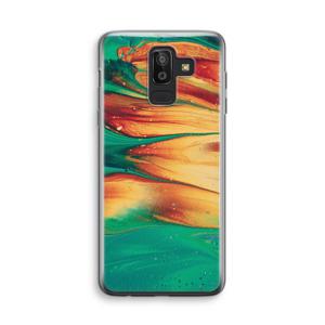 Green Inferno: Samsung Galaxy J8 (2018) Transparant Hoesje